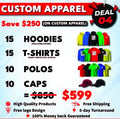 Deal 4 Team Uniform Pack custom printed by INK SN