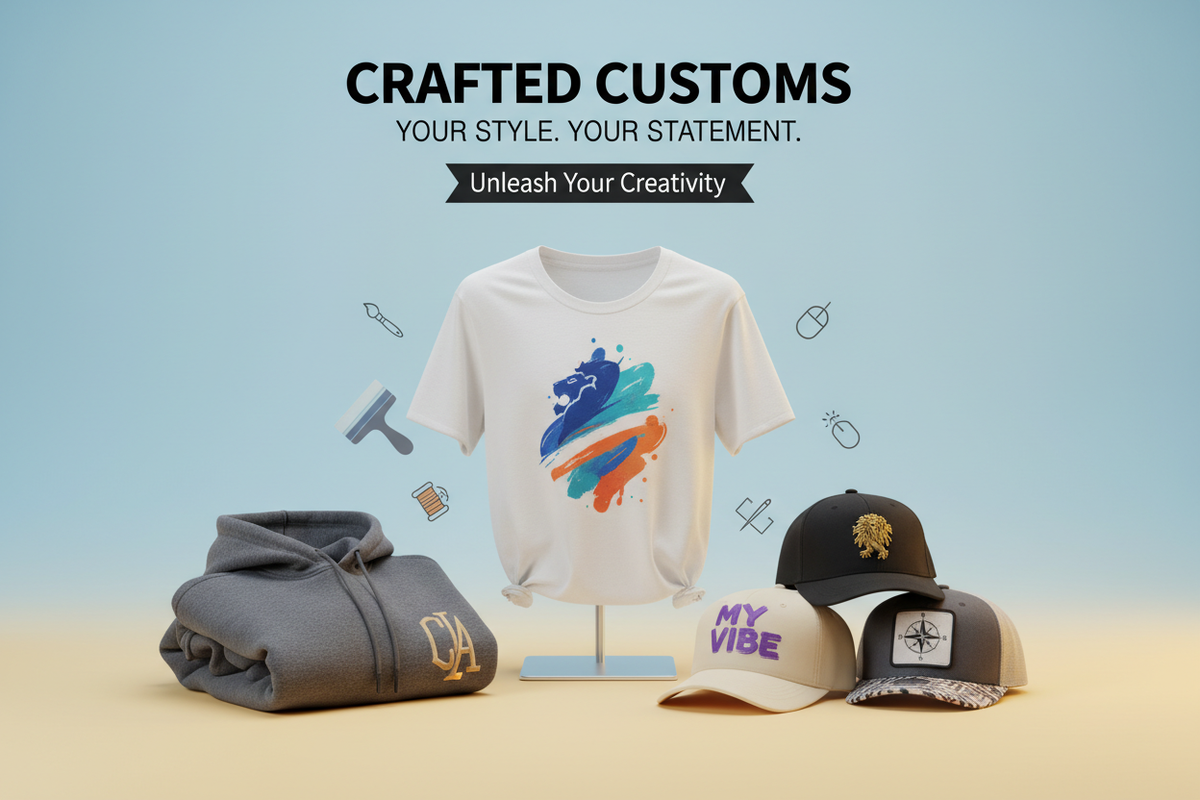 20 T Shirts and 20 Caps custom printed by INK SN